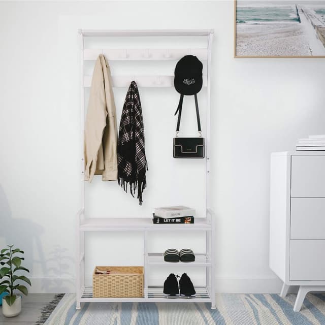 Thumbnail 5 de Leader Accessories Hallway Coat Stand 33" white