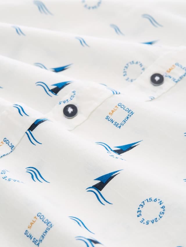 Detalle 2 de TOM TAILOR Camicia da uomo: maniche corte con vestibilità comoda