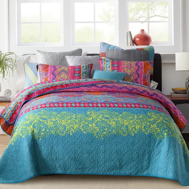 Imagen de Qucover Boho Tagesdecke 220x240 für Doppelbett en OfertitasTOP