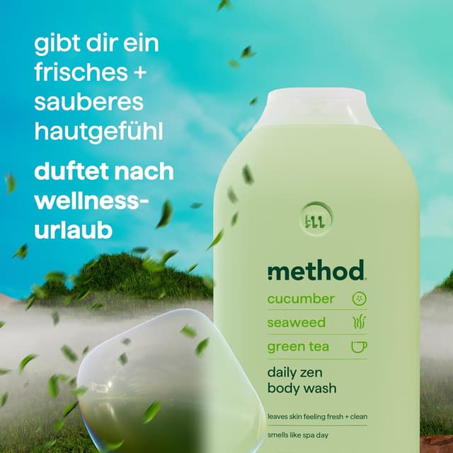 Detalle de Method Daily Zen Duschgel 532 ml Gurke
