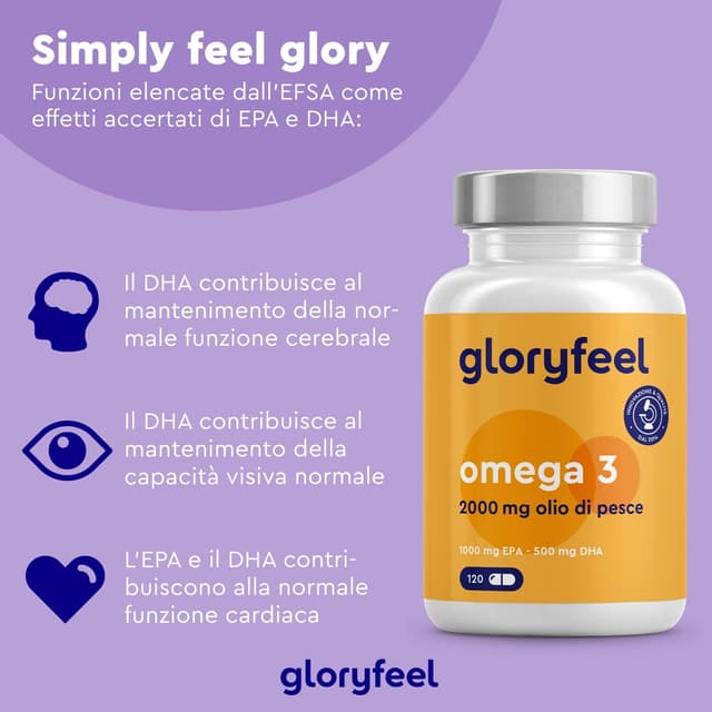 Thumbnail 4 de Omega 3 2000mg Olio di Pesce 120 capsule