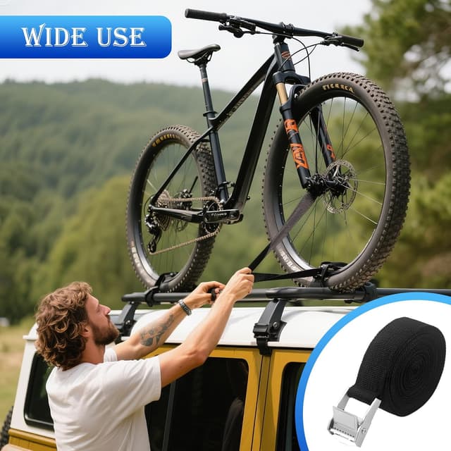 Thumbnail 4 de 10 Stück Spanngurt 25 mm x 4 m Zurrgurt Set