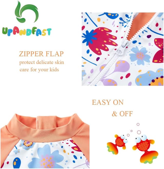 Thumbnail 4 de Upandfast Baby Girl One Piece UPF 50+