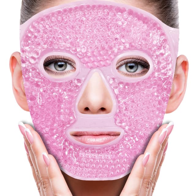 Detalle de ZNÖCUETÖD Face Ice Mask Gel Hot Cold Compress for Face, Eyes & Post-Procedure Recovery