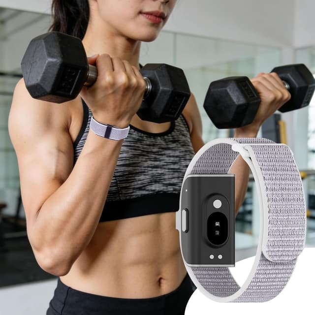 Detalle de ZOOROO Nylon Loop Sport Replacement Bands for Hume Health Band