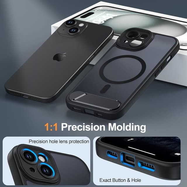 Thumbnail 6 de AMILIFECASES iPhone 15 6.1" Magnetic Translucent Case