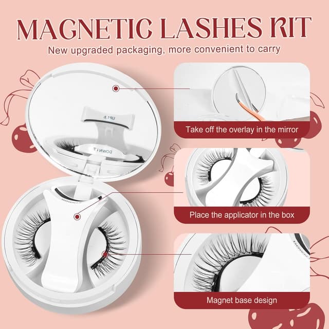 Thumbnail 6 de Higu Clace Magnetic Eyelashes with Applicator (G03) — No-Glue Reusable Magnet Lashes for a Natural Look