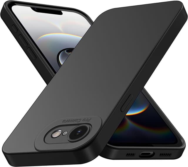 Imagen de Tenphone Coque iPhone 16E 2025 Étui TPU Noir en OfertitasTOP