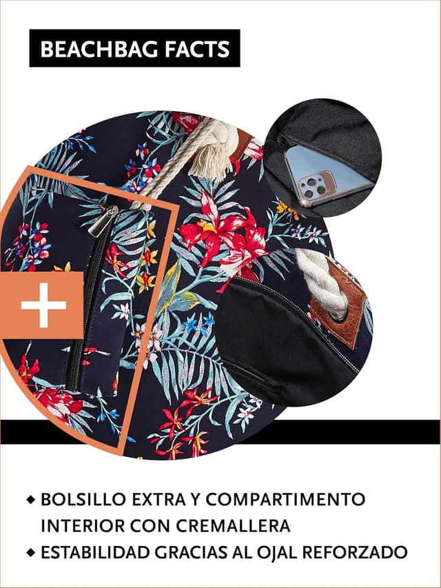 Thumbnail 3 de DonDon Bolso playa grande impermeable