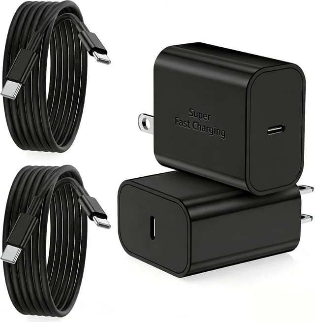Detalle de Samsung Galaxy S25 45W Fast Charger 2-Pack