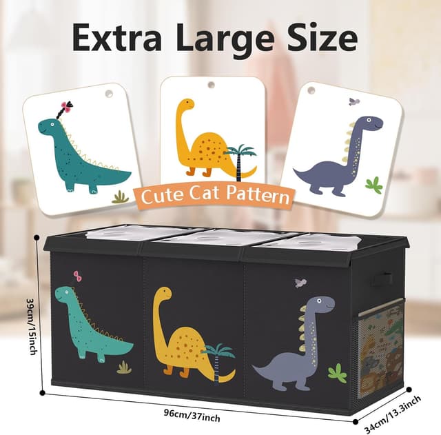 Thumbnail 6 de VERONLY Extra Large Toy Storage Box