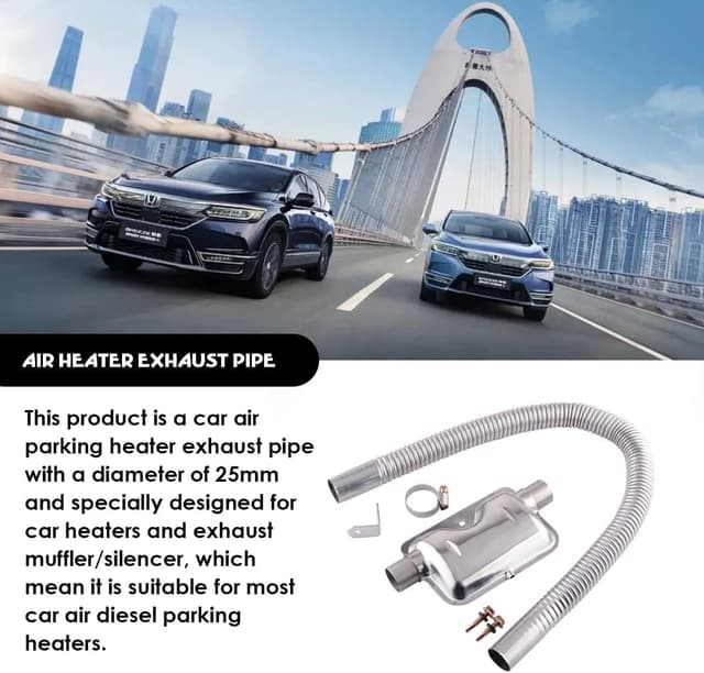 Thumbnail 4 de Casoter 120cm Stainless Exhaust Pipe Set