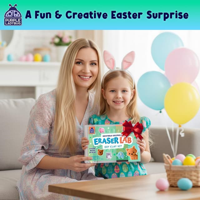 Detalle 2 de Novelty Animal Eraser DIY kit for kids