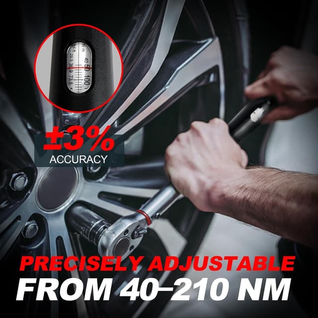 Detalle de Hairich Drehmomentschlüssel 40–210 Nm