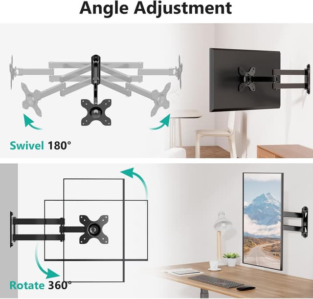 Thumbnail 5 de WALI TV Wall Mount 15 in Extension
