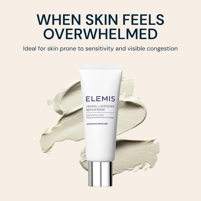 Detalle de Herbal Lavender Repair Mask maschera viso lenitiva e riequilibrante alla lavanda (75 ml)