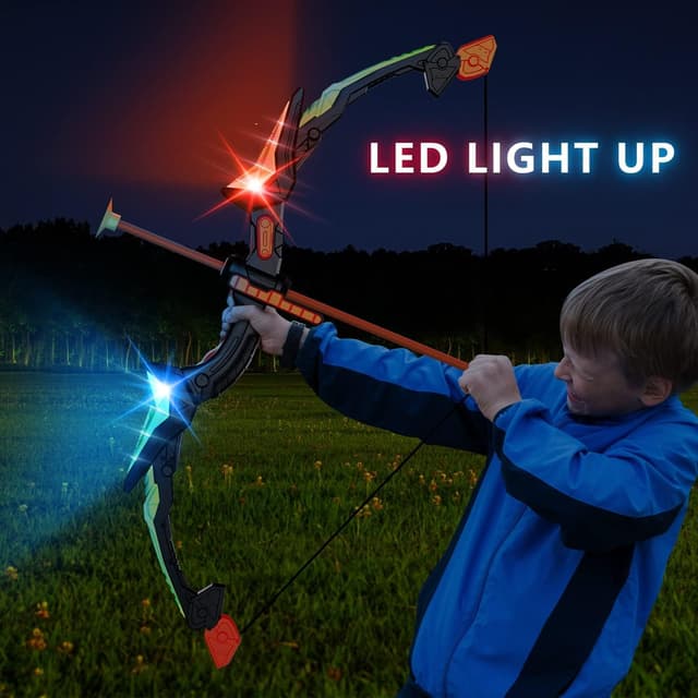 Detalle 2 de Kids LED light up archery set with 10 arrows