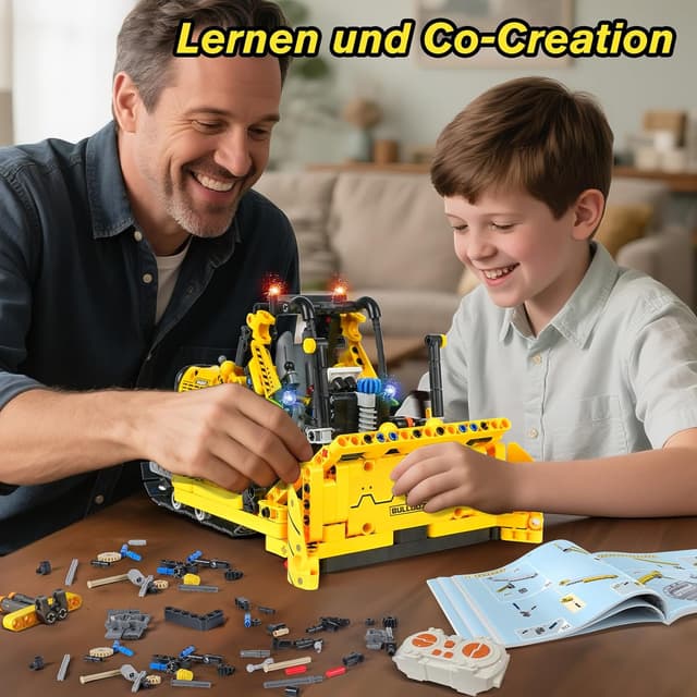 Thumbnail 6 de HiWEEGO 730 Teile ferngesteuerter Roboter đ€