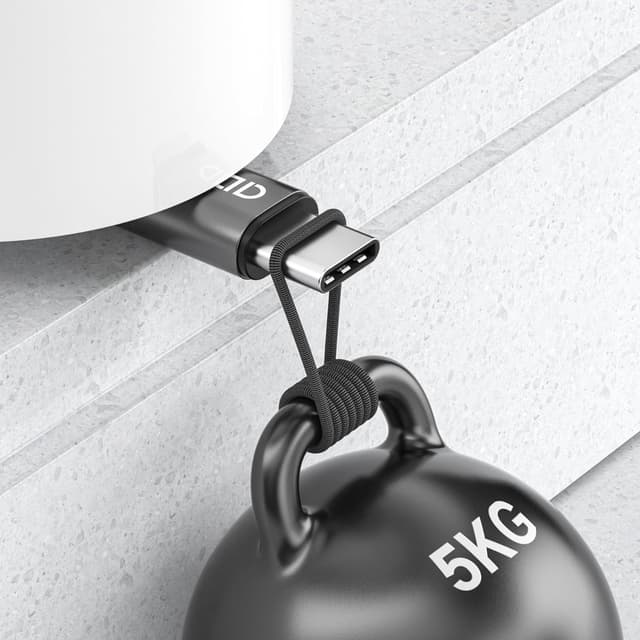 Detalle de RAVIAD USB‑C Ladekabel (2er‑Set, 3 m) mit bis zu 3,1 A – Schnellladekabel & Datenübertragung