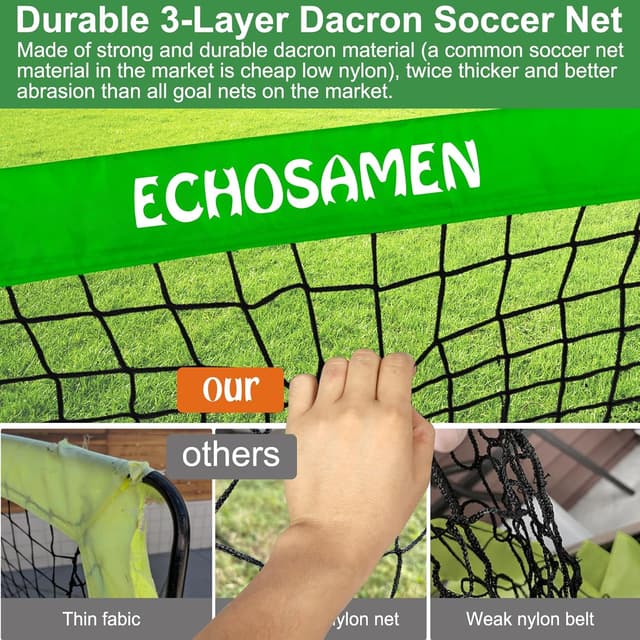 Detalle de Kids Soccer Goals 6 x 4 ft Set