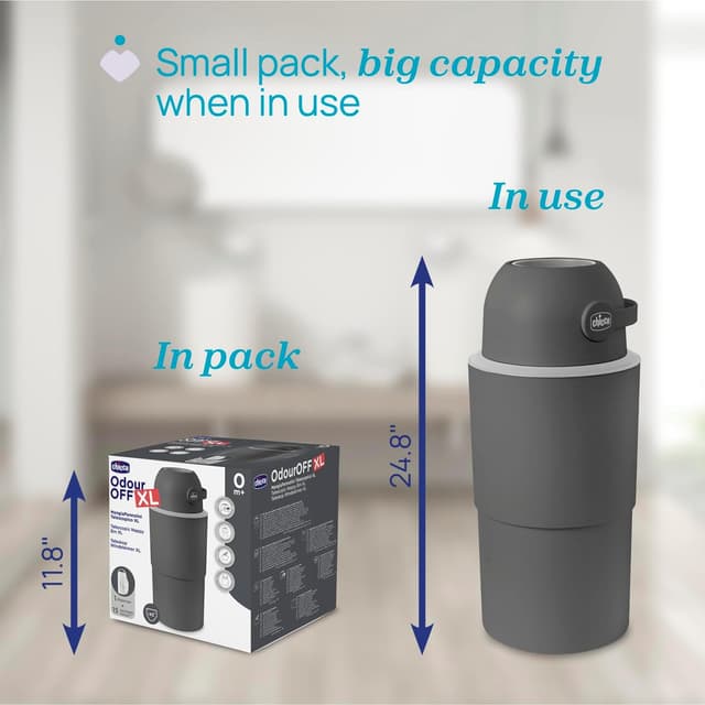 Thumbnail 2 de Chicco Contenedor Pañales con Control de Olores