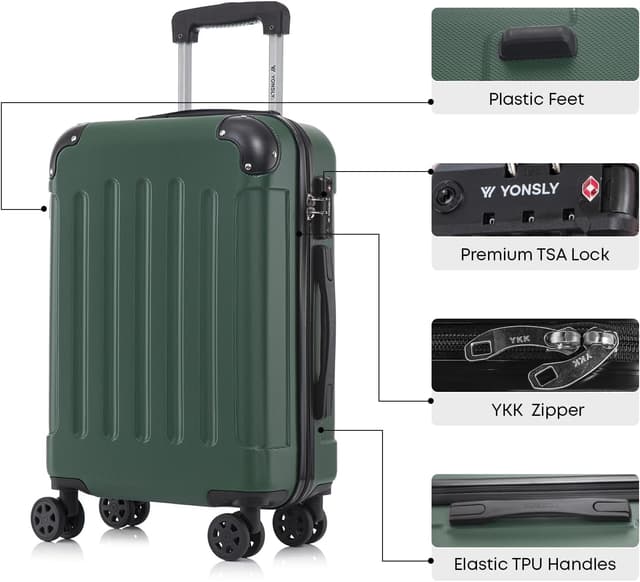 Thumbnail 2 de yonsly Premium Reisekoffer L 66×43×26 cm