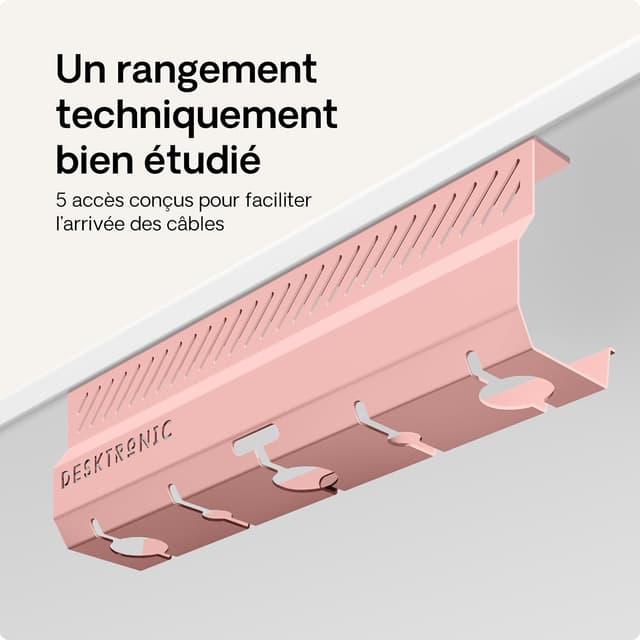 Detalle 2 de Desktronic Lot 2 canalettes 43x12x10 cm đź–Ą