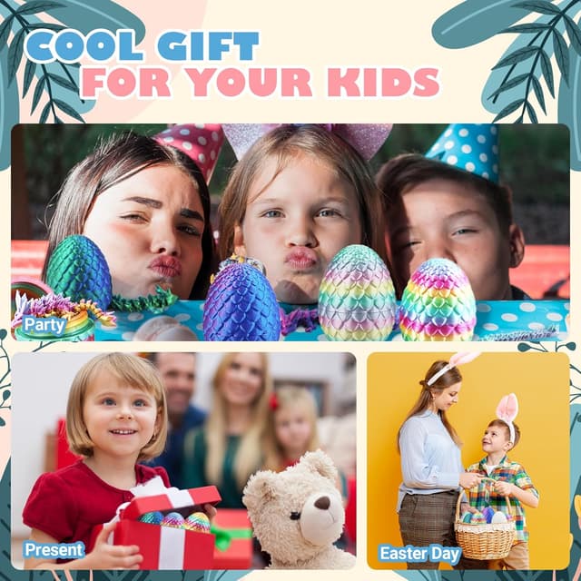 Thumbnail 4 de HTXJ-MF 3D Dragon Eggs Set of 6