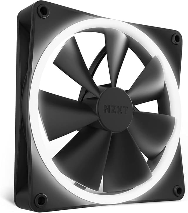 Detalle 1 de NZXT F140 Duo — ventiladores RGB 140 mm 🎛