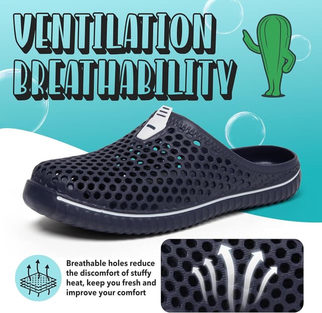 Detalle de SAGUARO Clogs Hausschuhe Sommer 36 bis 45