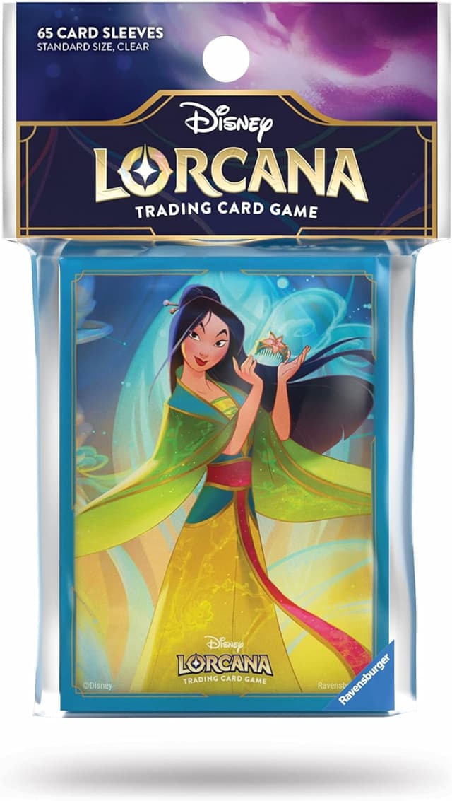 Detalle de Pochettes pour cartes à collectionner Disney Lorcana – Mythen Pochettes pour cartes Mulan (taille standard 63 x 88 mm)