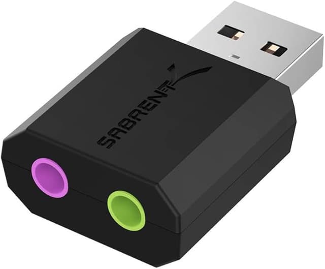 Detalle de SABRENT AU-MMSA audio USB 3,5 mm