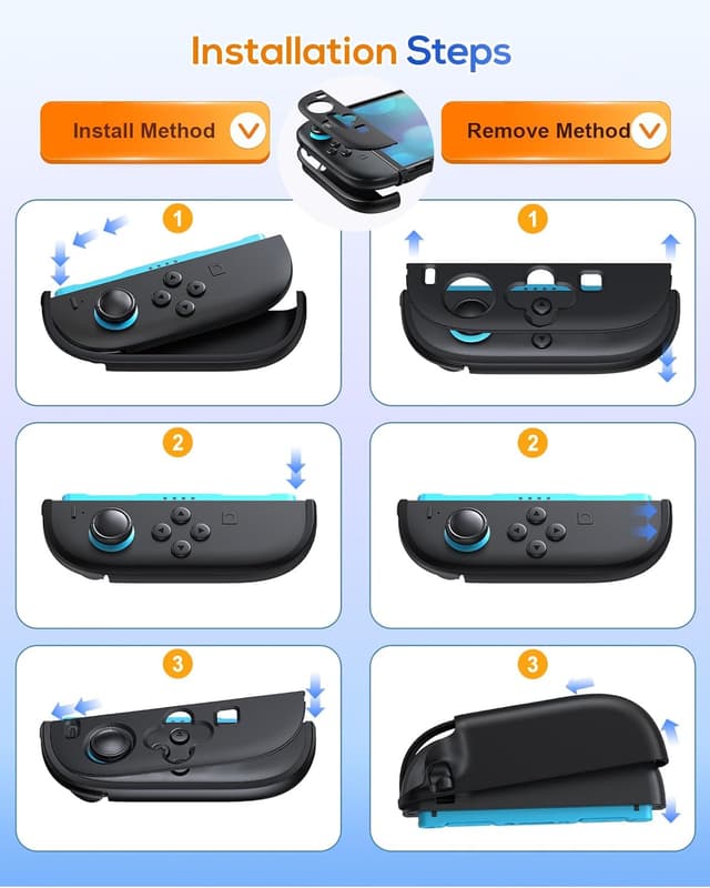 Detalle de FYOUNG Étui de protection pour Nintendo Switch 2 (2025) avec coque transparente amovible