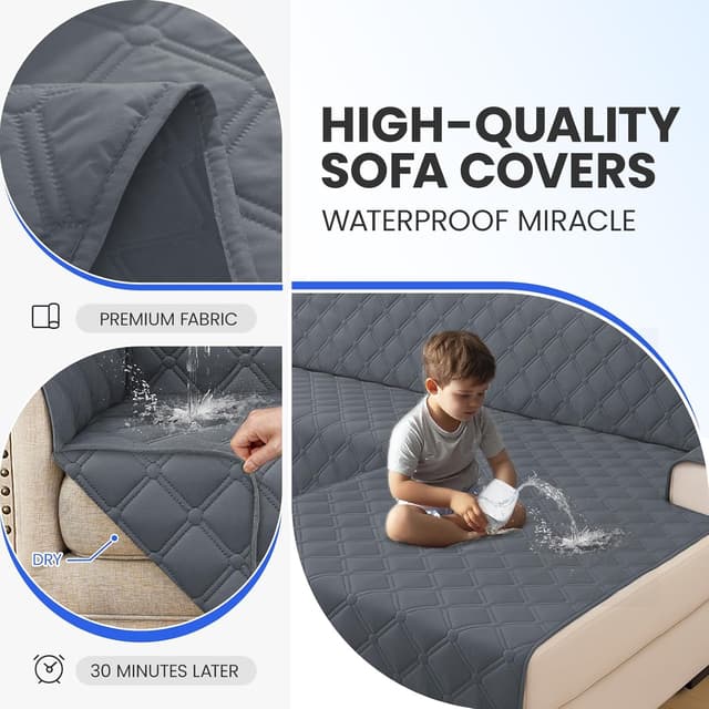 Detalle 1 de Ystyle housse canapé imperméable 2 places