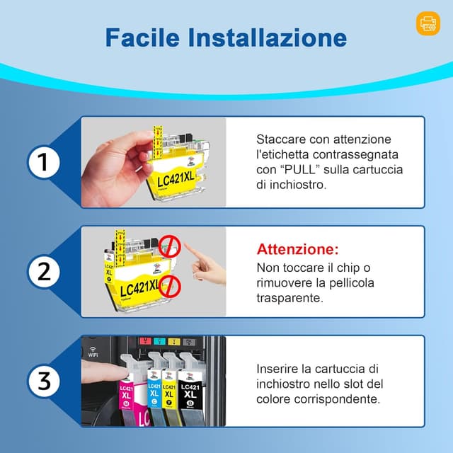 Detalle 1 de Palmtree LC421XL cartucce compatibili 8-Pack