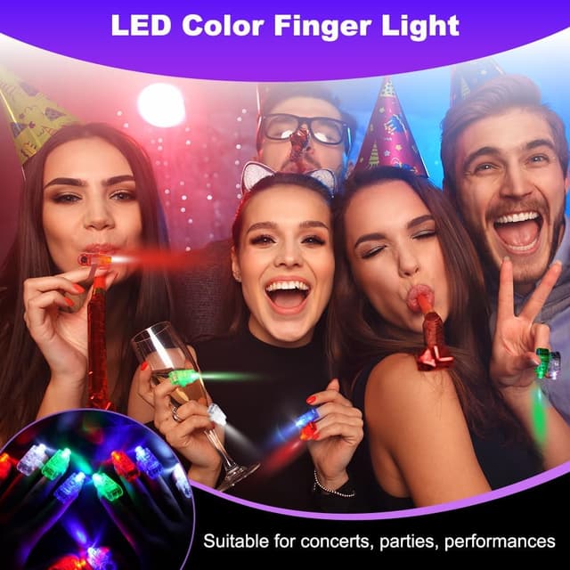 Thumbnail 3 de Ainiv Leuchtstäbe Leuchtwedel Multicolor