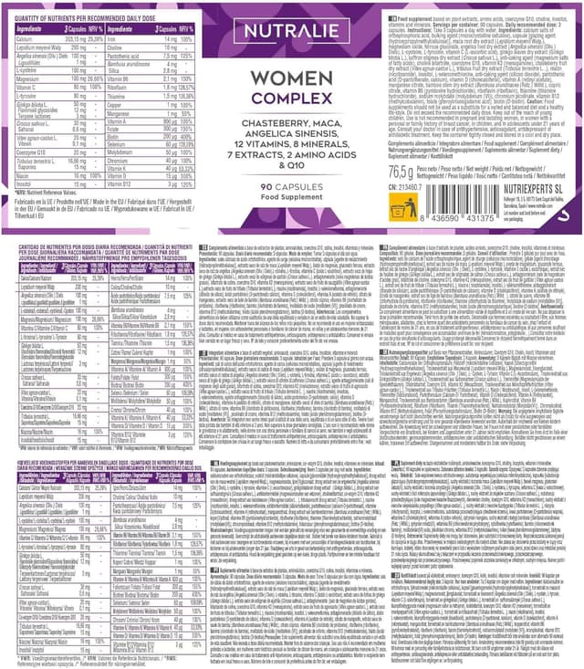 Thumbnail 5 de Nutralie Multivitaminas Mujer Complex 🌸 Equilibrio Hormonal 90 Cápsulas