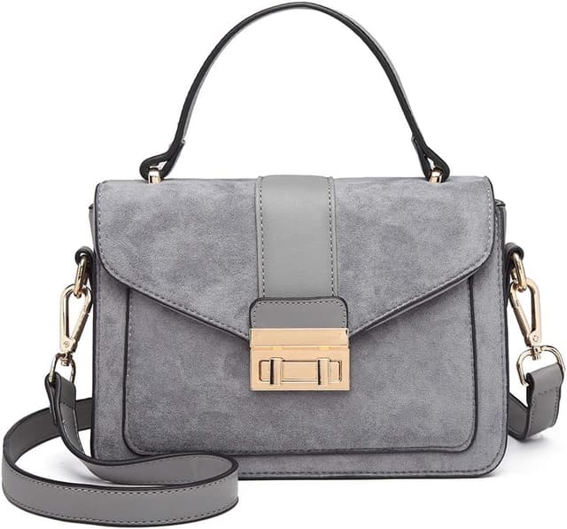 Thumbnail 6 de Miss Lulu sac à main femme en PU cuir avec bandoulière amovible (22 x 9,5 x 16 cm)