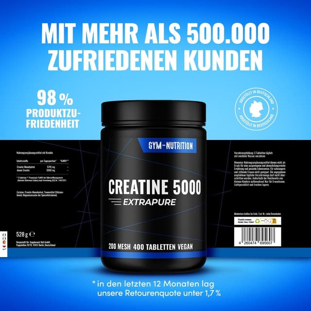 Thumbnail 3 de Creatin 5000 Giga Tabs Hochdosiert