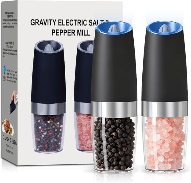 Imagen de UNNEES Gravity Electric Grinder 2-pack 🧂 en OfertitasTOP