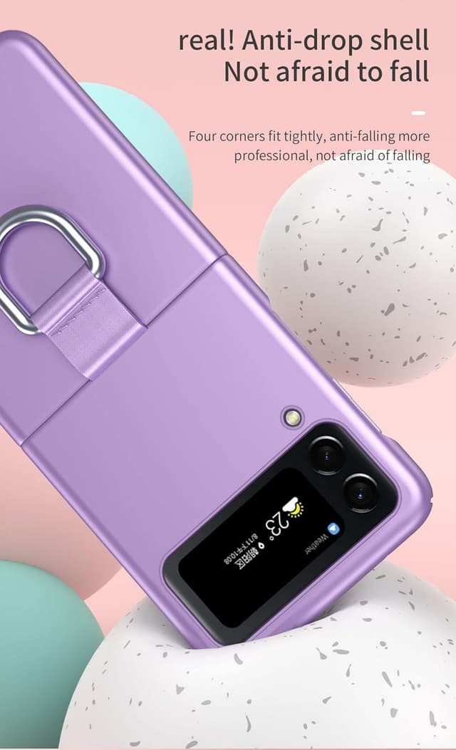 Thumbnail 5 de COQUE Hülle Samsung Galaxy Z Flip 4 Slim Lanyard Ring