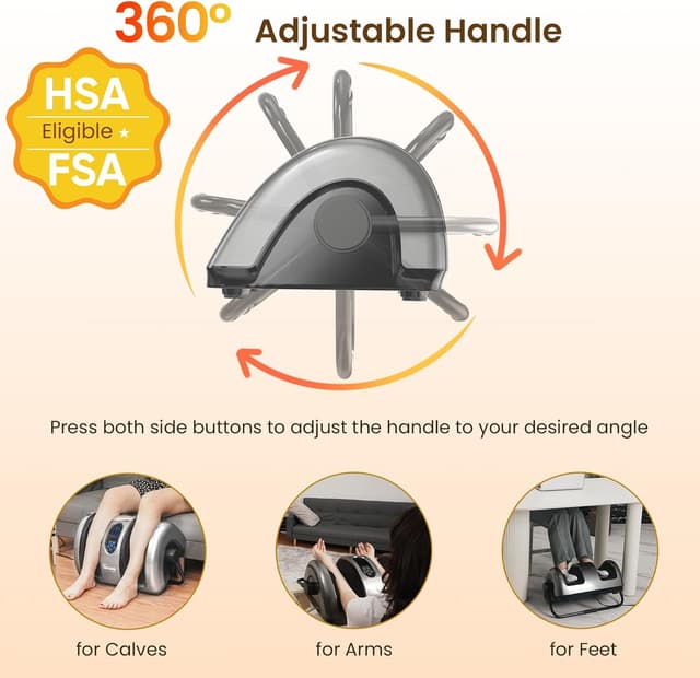 Thumbnail 2 de TISSCARE Shiatsu Foot Massager with Heat for Pain Relief