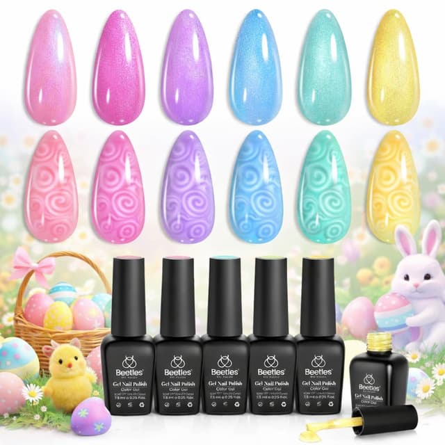 Imagen de Beetles Shimmer Gel Nail Polish Set 6 Colors ๐
en OfertitasTOP