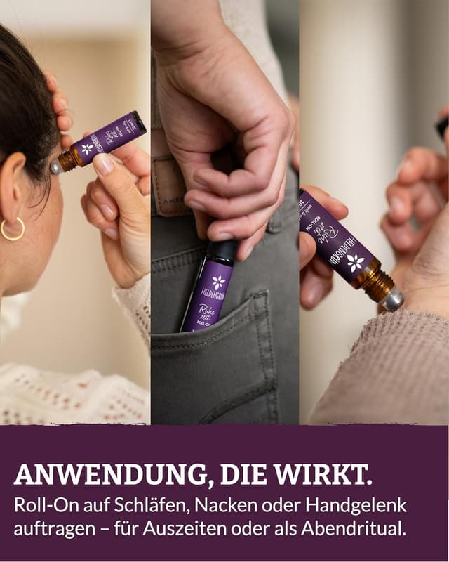 Detalle 1 de Heldengrün Ruhezeit BIO Roll-On Anti-Stress
