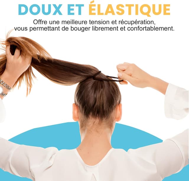 Detalle 2 de Lot de 100 élastiques cheveux HOYOLS