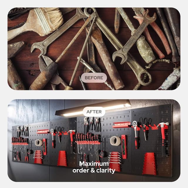 Thumbnail 2 de Arebos Panel Portaherramientas 6 piezas