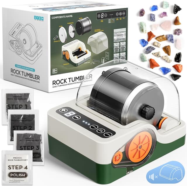 Imagen de HopeRock Ultra Quiet Rock Tumbler Kit 9-day Timer en OfertitasTOP