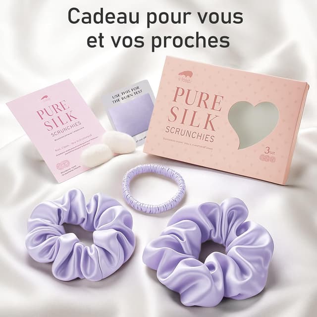 Thumbnail 6 de Litbear Lot de 3 chouchous en soie 22 momme đ