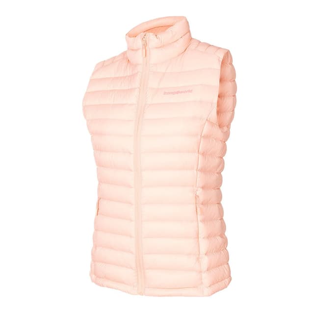 Detalle de Trangoworld Saloria DC: chaleco de mujer ligero, entallado y repelente al agua