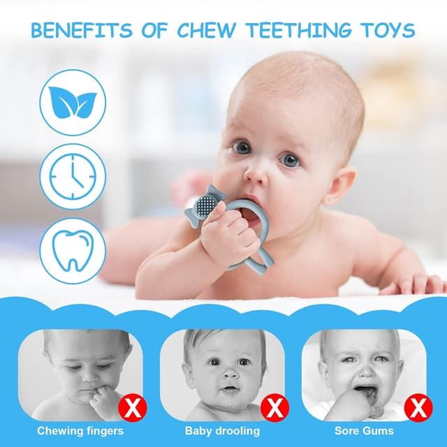 Detalle 2 de Vicloon Beißspielzeug 2er Set